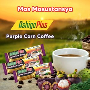 AshigoPlus - Purple Corn Coffee (24 Sachets in 1 Pack)