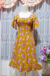 DRESS SABRINA RAFLE DRESS WANITA DEWASA