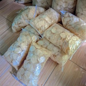 keripik kaca bahan mentah 1Kg (Murah) dijamin tipis  siap olah (LANGSUNG DARI PABRIK)