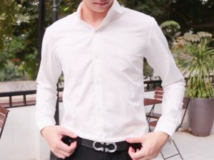 Áo sơ mi nam dài tay KJ chất vải lụa kate hàn form dáng slimfit phong cách hàn quốc KJ Vua Quần Jeans
