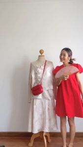 ชุดตรุษจีน ชุดตรุษจีนน่ารักๆ 🍩🛋️ CHAWY CNY Beige Collection C4346