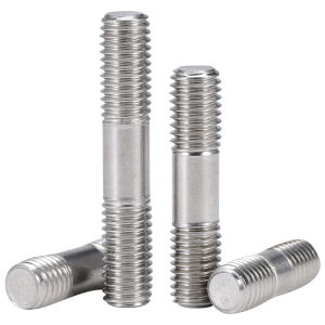 POWER&STRONG | Stainless Steel Double-Headed Bolt with Equal Length Threads