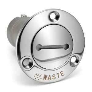 RYSJM | 316 Stainless Steel Marine Boat Hardware Deck Filler 1.5" and 2" Water Waste Diesel Gas Fuel Key Cap Deck Filler 38mm & 50mm