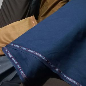 (PROMO TERMURAH) kain pemda khaki hitam putih super premium bahan seragam pdh pns semiwool premium