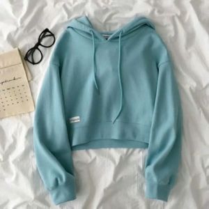 RAP COLLECTION Sweater Hoodie Crop Basic