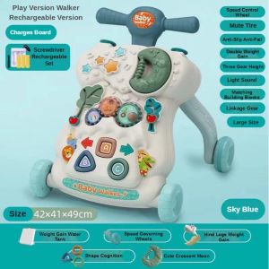 Baby Walker with Wheels Auxiliary Cart Cheap Educational Toys Walker Activity Center