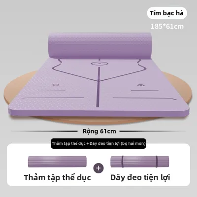 GUINDINI | Thảm Yoga Nam Chống Trượt Dày Hấp thụ Sốc Im Lặng