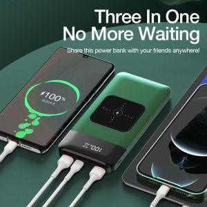 Zeallion 10000mAh/ 20000mAh sạc không dây nhanh sạc dự phòng sạc Đồ sạc di động Powerbank cho điện thoại thông minh Ốp tích hợp pin dự phòng có thể sạc lại