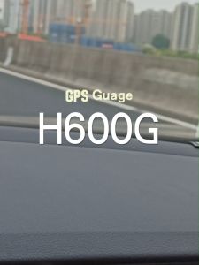 DFx H600G GPS Speedometer HUD Gauge + Clock + Date + Compass + Altimeter + Atmosphere Light + Gesture Control