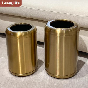8L & 10L Stainless Steel Open Top Trash Can: A Multi-Purpose Household Solution