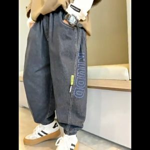 Quần Jean Bé Trai Habi Fashion HB2322 Dáng Dài Size Đại Cho Bé Trai Từ 18kg - 50kg