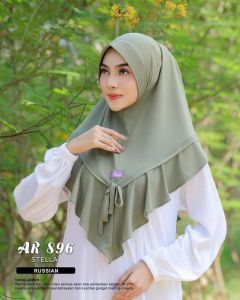 Best seller New Jilbab hijab kerudung bergo krudung wanita dewasa jersey instan terbaru daily terlaris terkini variasi pita kekinian  viral 2025 Arrafi AR 896 adem mudah di bentuk cantik pet antem bahan stella cantik bayar di tempat COD gratis ongkir