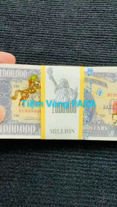 Tiền Lưu Niệm 1 Triệu Đô Mỹ - USD Mạ Vàng Hình Ngựa Ngọ Có Bảo An Siêu Cấp - Trưng Bày Lì Xì Tết Độc Lạ