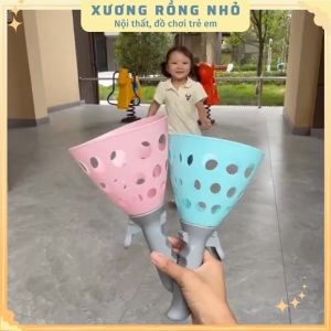 Cốc bắn bóng vui nhộn cốc bắn bóng giúp phát triển chiều cao tặng kèm 4 bóng bộ 2 cốc hứng kèm 4 bóng Xương Rồng Nhỏ