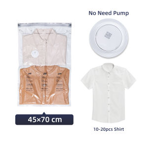 TAILI Vacuum Storage Bags - No-Pump Compression Bags for Travel | 3D Space Saver for Down Jackets Quilts & Clothes | Waterproof & Moisture-Proof Luggage Organizer