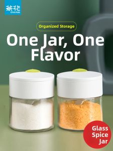 CHAHUA | Kitchen Seasoning Container Combination Set Glass