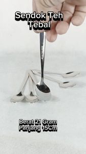 Sendok Teh Stainless 21Gram Garpu Teh Stainless 18gram Panjang 15Cm