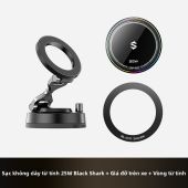 Black Shark | Sạc không dây 25W từ tính làm lạnh cho iPhone 17 sạc nhanh chơi game livestream thiết kế từ tính hai mặt vật liệu bán dẫn đế sạc không dây