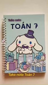 Sổ tay ghi chú takenote toán 7tổng hợp kiến thức môn toán lớp 7