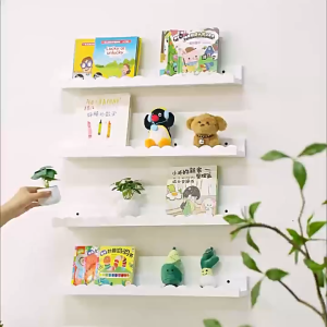 Spring Home ชั้นวางติดผนังเราเตอร์ หิ้งพระ ไม้ ติดตั้งง่าย ของแต่งบ้าน ชั้นวางของติดผนัง วัสดุคุณภาพสูง สวยทันใจส