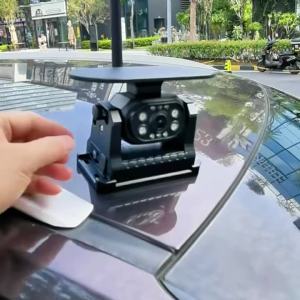 Wireless WIFI Backup Camera Rear View Solar Power with APP Magnetic Base 9600mA Rechargeable Battery for Android / IOS Phones