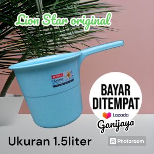 ganijaya!!!gayung mandi Lion star 1.5L/Lion star gayung mandi love
