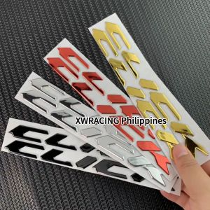 4pcs 3D HONDA Click 125i 150i V2 150 125 V3 Emboss Letter Emblem Waterproof Badge Decal Tank Wheel Soft Sticker for Motorcycle Decor Sticker