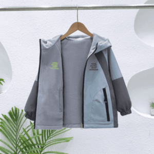 เสื้อแจ็คเก็ตเด็กชาย ฤดูใบไม้ร่วง/ฤดูหนาว 2025 ใหม่ เสื้อแจ็คเก็ตเด็กชายลำลอง 2 ด้าน ดีไซน์เก๋ไก๋ แฟชั่น เสื้อผ้าเด็กชาย