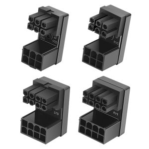 ATX 8Pin Female to 8Pin 6Pin Male 180 Degree Adapter for Desktops GPU