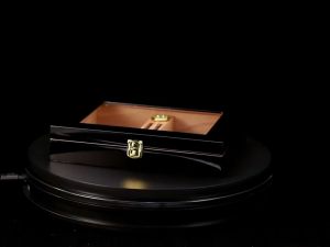 Hộp ủ Cigar - Tủ bảo quản Xì Gà 25 điếu - Gỗ Tuyết Tùng đồng hồ ẩm sang trọng - HMD03 - H2H Phụ Kiện Cigar Hộp ủ Cigar