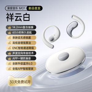 Sony MO1 Wireless Sports Bluetooth Earphones Government Subsidy Ear Hanging Style Long Battery Life Support Microphone