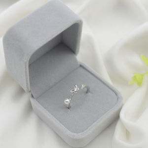 Butterfly Pearl Ring for Women 925 Pure Silver Trendy Design Luxury Feeling Finger Ring New Autumn Winter Collection