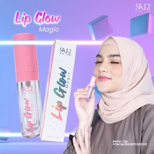 Lip Glow Magic SR12 Perona Bibir Pink Alalmi - Melembabkan Memberikan Warna pada Bibir dan Efek Glossy