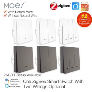 MOES Smart Light Switch: A No Neutral Wire, No Capacator Needed Smart Life Switch