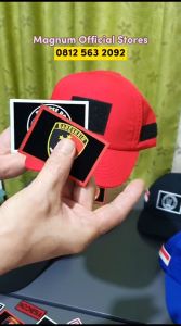 Topi SABHARA Tactical PDL Kamuflase dan Warna Free Bonus 3 Patch Emblem Prepet Perekat Velkro