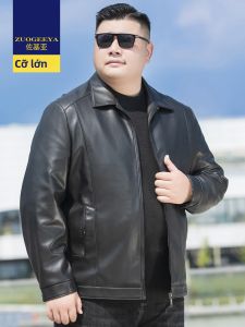 Zuogeeya | Plus Size Mens Business PU Leather Jacket