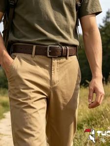 TUCANO | Men Genuine Leather Belt Pin Buckle