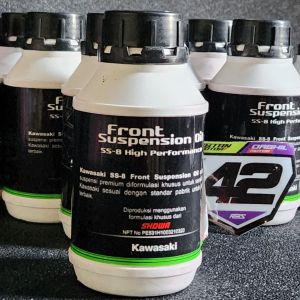 oli shock Kawasaki pront suspension oil ss-8 hight performance Kawasaki Showa 200 ml oli Sok Kawasaki oli shok universal