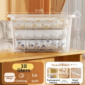 Maryya | Portable Transparent Storage Box Large Capacity