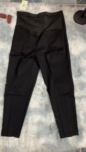 Quần Bầu Baggy Chất Umi Co giãn đanh mịn có chun rút điều chỉnh có túi 2 bên quần ống rộng cho bà bầu quần tây bầu công sở