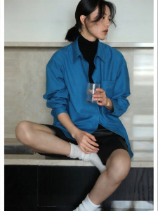 epoque de rueen | Detachable Collar Stylish Slimming Business Casual Non-Wrinkle Womens Shirt