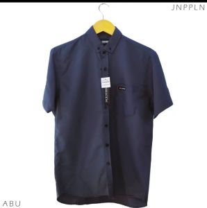 KEMEJA POLOS PRIA PREMIUM DISTRO LENGAN PENDEK SLIMFITT WARNA KUNING LEMON//KEMEJA POLOS PRIA PREMIUM L XL XXL XXXL//KEMEJA POLOS PRIA KATUN DISTRO