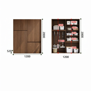 Waterproof Sun-Proof Wood Outdoor Storage Cabinet