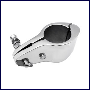 22/25/30/32mm Boat Pipe Clamp with Pin Jaw Slide Bimini Top Fitting 316 Stainless Steel Marine Hardware Yacht Tube Rail