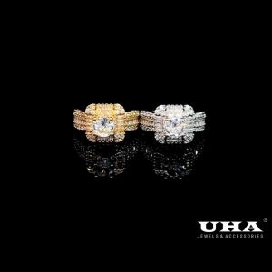 N1263 Nhẫn nữ đính đá CZ cao cấp sáng lấp lánh