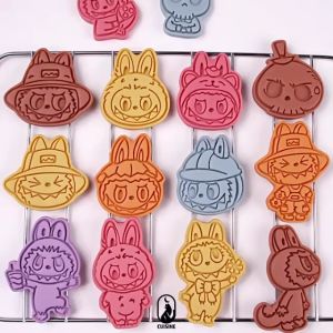Cookie Cutter LABUBU The Monster Cetakan Roti tawar bento anak Karakter Lucu Terbaru