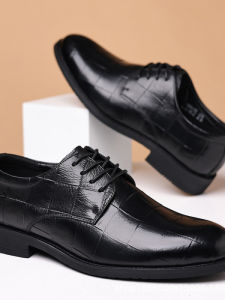Breathable First Layer Leather Mens Shoes