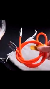 Kabel Data 120W 6A Fast Charger Plat Besi Protection Usb Micro / Type-C / Lightning