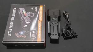 XIWANGFIRE | Super Bright Bike Front Light Cycling 7 Lighting Mode Head Flashlight Colorful Warning Side Lamp for Hiking Night Riding Safety