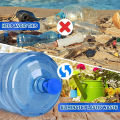 3/5/10pcs Silicone Safety Water Bottle Plug Replacement Lid Water Bottles Reusable Bottle Cover for 55mm 3/5 Gallon Water Jugs. 